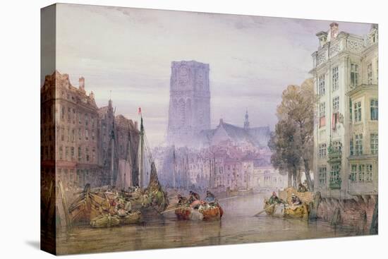 The Great Church of St. Lawrence, Rotterdam, 1881-William Callow-Stretched Canvas