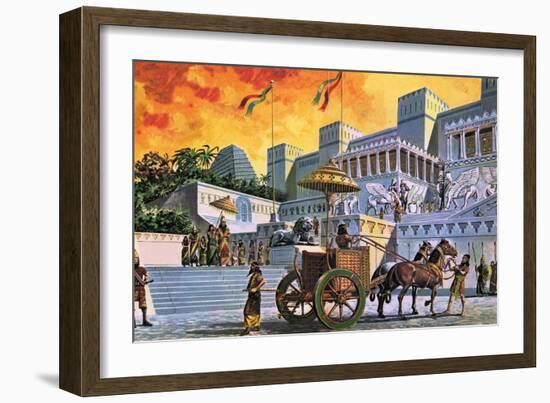 The Great City of Nineveh-Ruggero Giovannini-Framed Giclee Print