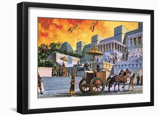The Great City of Nineveh-Ruggero Giovannini-Framed Giclee Print