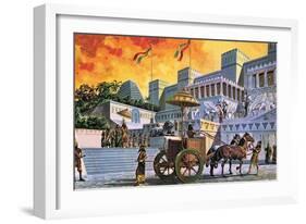 The Great City of Nineveh-Ruggero Giovannini-Framed Giclee Print