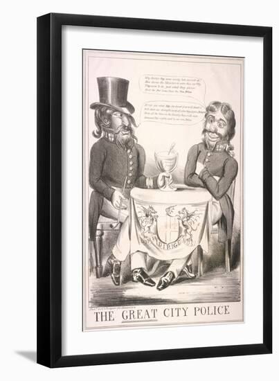 The Great City Police, 1840-null-Framed Giclee Print