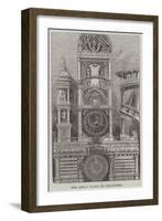 The Great Clock at Strasburg-null-Framed Giclee Print