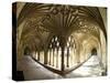 The Great Cloisters, Canterbury Cathedral, UNESCO World Heritage Site, Canterbury, Kent, England-Peter Barritt-Stretched Canvas