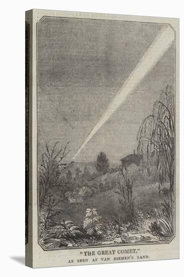 The Great Comet, as Seen at Van Diemen's Land-null-Stretched Canvas