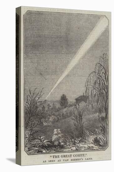 The Great Comet, as Seen at Van Diemen's Land-null-Stretched Canvas