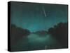 The Great Comet of 1861 as Seen from Staines Bridge, Middlesex-null-Stretched Canvas