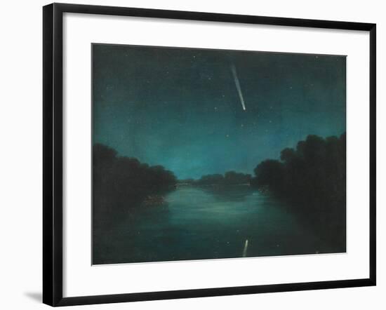 The Great Comet of 1861 as Seen from Staines Bridge, Middlesex-null-Framed Giclee Print