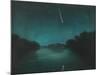 The Great Comet of 1861 as Seen from Staines Bridge, Middlesex-null-Mounted Giclee Print