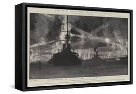 The Great Coronation Review at Spithead-Fred T. Jane-Framed Stretched Canvas