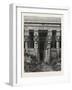 The Great Court of Heaven, Dendera. Egypt, 1879-null-Framed Giclee Print