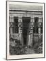 The Great Court of Heaven, Dendera. Egypt, 1879-null-Mounted Giclee Print
