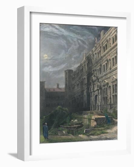 The Great Court of Heidelberg, 1834-Henry Winkles-Framed Giclee Print