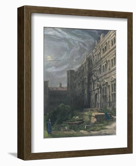 The Great Court of Heidelberg, 1834-Henry Winkles-Framed Giclee Print