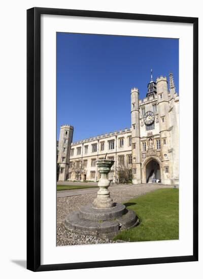 The Great Court, Trinity College, Cambridge, Cambridgeshire, England, United Kingdom, Europe-Charlie Harding-Framed Photographic Print