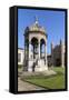 The Great Court, Trinity College, Cambridge, Cambridgeshire, England, United Kingdom, Europe-Charlie Harding-Framed Stretched Canvas