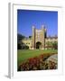 The Great Court, View to the Great Gate, Trinity College, Cambridge, Cambridgeshire, England, UK-Ruth Tomlinson-Framed Photographic Print