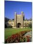 The Great Court, View to the Great Gate, Trinity College, Cambridge, Cambridgeshire, England, UK-Ruth Tomlinson-Mounted Photographic Print
