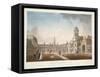 The Great Court Yard, Dublin Castle, 1792-James Malton-Framed Stretched Canvas