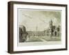 The Great Court Yard, Dublin Castle, 1792-James Malton-Framed Giclee Print