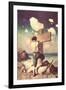 The Great Cross-Newell Convers Wyeth-Framed Art Print