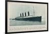 The Great Cunard Liner Lusitania, Was Torpedoed and Sunk by a German Submarine-null-Framed Photographic Print