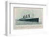 The Great Cunard Liner Lusitania, Was Torpedoed and Sunk by a German Submarine-null-Framed Photographic Print