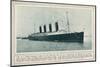 The Great Cunard Liner Lusitania, Was Torpedoed and Sunk by a German Submarine-null-Mounted Photographic Print