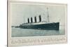 The Great Cunard Liner Lusitania, Was Torpedoed and Sunk by a German Submarine-null-Stretched Canvas