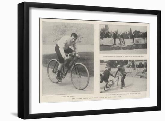 The Great Cycle Race from Paris to Brest and Back-null-Framed Giclee Print