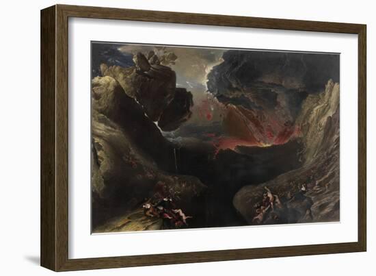 The Great Day of His Wrath, C.1851-53-John Martin-Framed Giclee Print