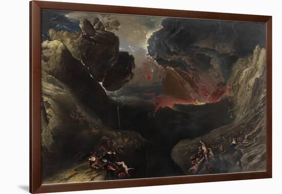 The Great Day of His Wrath, C.1851-53-John Martin-Framed Giclee Print