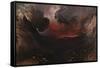 The Great Day of His Wrath-John Martin-Framed Stretched Canvas