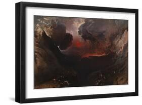 The Great Day of His Wrath-John Martin-Framed Giclee Print