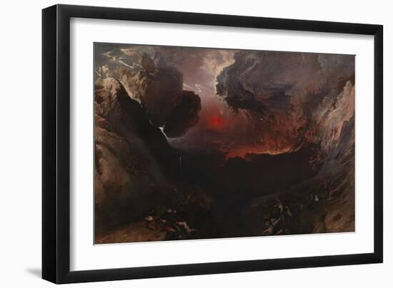 The Great Day of His Wrath-John Martin-Framed Giclee Print