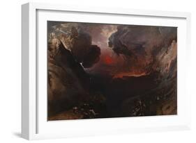 The Great Day of His Wrath-John Martin-Framed Giclee Print