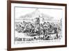 The Great Derby Race for 1851-null-Framed Premium Giclee Print