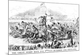 The Great Derby Race for 1851-null-Mounted Premium Giclee Print