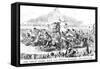 The Great Derby Race for 1851-null-Framed Stretched Canvas