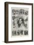 The Great Detective Surrounded by Memories of His Greatest Triumphs-Joseph Simpson-Framed Photographic Print