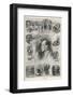 The Great Detective Surrounded by Memories of His Greatest Triumphs-Joseph Simpson-Framed Photographic Print