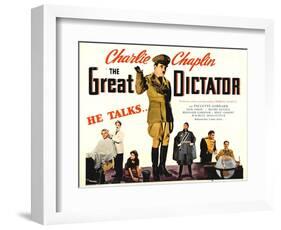 The Great Dictator, 1940-null-Framed Art Print