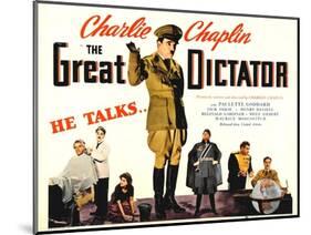 The Great Dictator, 1940-null-Mounted Art Print