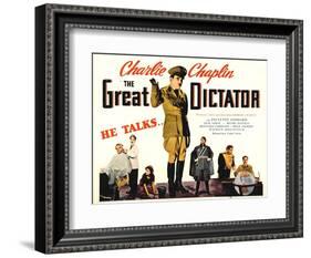 The Great Dictator, 1940-null-Framed Art Print