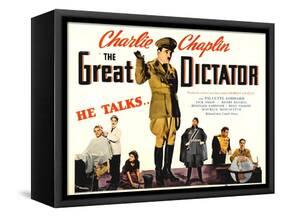 The Great Dictator, 1940-null-Framed Stretched Canvas