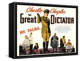 The Great Dictator, 1940-null-Framed Stretched Canvas