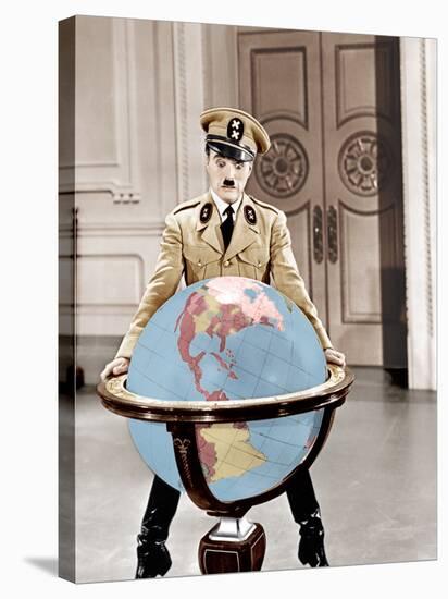The Great Dictator, Charles Chaplin, 1940-null-Stretched Canvas