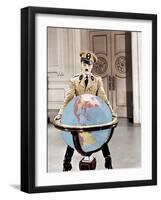 The Great Dictator, Charles Chaplin, 1940-null-Framed Photo