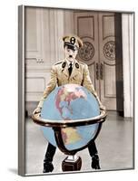 The Great Dictator, Charles Chaplin, 1940-null-Framed Photo
