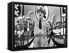 The Great Dictator, Charlie Chaplin, 1940-null-Framed Stretched Canvas
