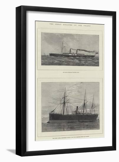 The Great Disaster on the Thames-null-Framed Giclee Print